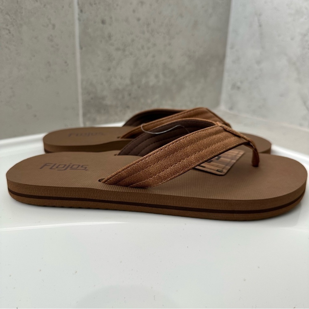 Flojos Kids Rogan Flip Flops Size 5 - Picture 9 of 12